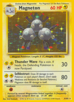 Magneton [Base Set] (BS-009) [V1 · Holo Rare]