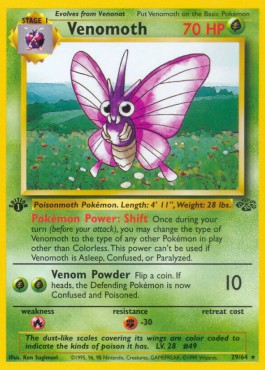 Venomoth [Jungle] (JU-029)
