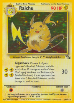 Raichu [Fossil] (FO-014)