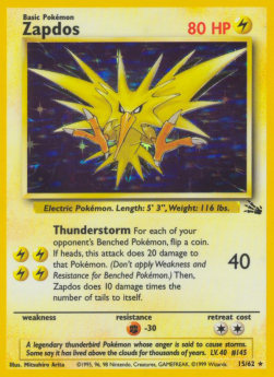 Zapdos [Fossil] (FO-015)
