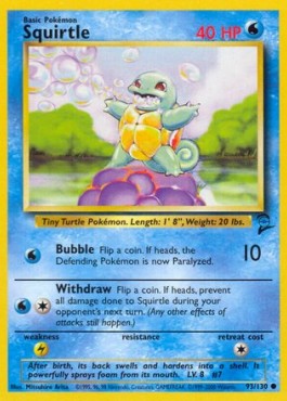 Squirtle [Base Set 2] (B 93)