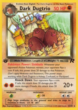 Dark Dugtrio [Team Rocket] (TR-023)