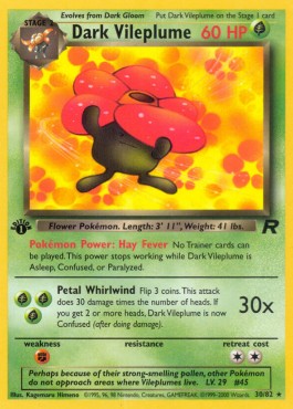Dark Vileplume [Team Rocket] (TR 30)