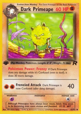 Dark Primeape [Team Rocket] (TR-043)