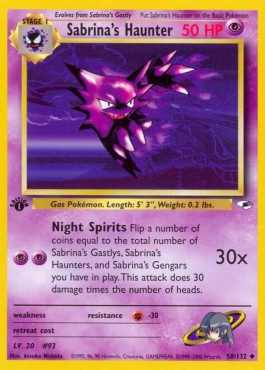 Sabrina's Haunter [Gym Heroes] (GH-058)