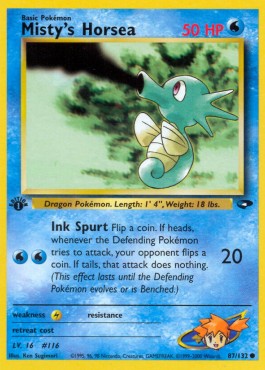 Misty's Horsea [Gym Challenge] (GC 87)