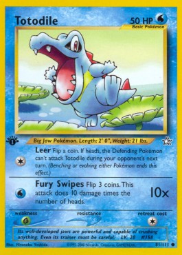Totodile [Neo Genesis] (NG-081) [V1 · Common]