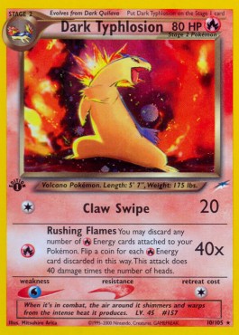Dark Typhlosion [Neo Destiny] (NDE-010)