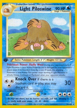 Light Piloswine [Neo Destiny] (NDE 26)