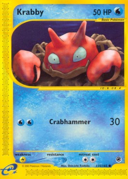 Krabby [Expedition Base Set] (EX-115)