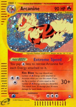 Arcanine [Aquapolis] (AQH H2)