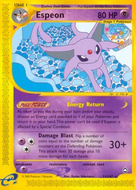 Espeon [Aquapolis] (AQ 11)