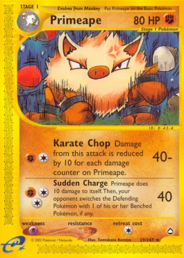 Primeape [Aquapolis] (AQ-029)