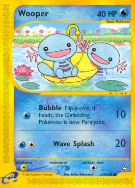 Wooper [Aquapolis] (AQ-117)