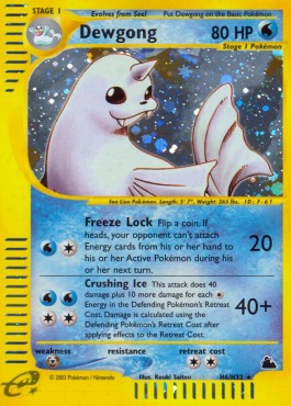 Dewgong [Skyridge] (SK-H6)