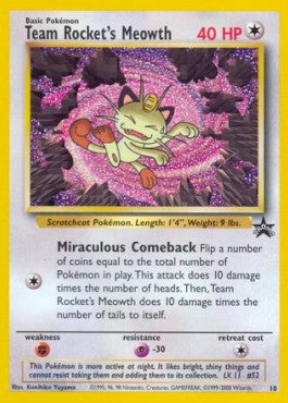 Team Rocket's Meowth [Wizards Black Star Promos] (WP-018)