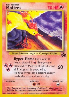 Moltres [Wizards Black Star Promos] (WP-021)