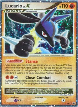 Lucario LV.X [DP Black Star Promos] (DPPRDP-012)
