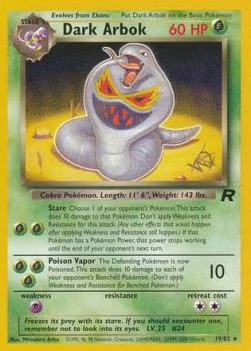Dark Arbok ["W" Promos] (TR-TR 19)