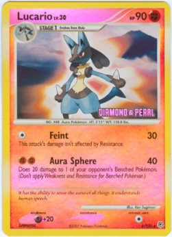 Lucario Lv.30 [Burger King DP Promos 2008] (BKPR DP 6)