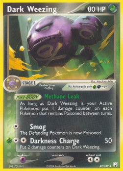 Dark Weezing [EX Team Rocket Returns] (TRR-042)