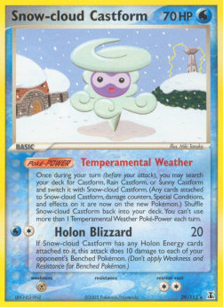 Snow-cloud Castform [EX Delta Species] (DS 29)