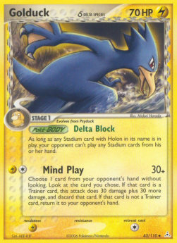 Golduck δ Delta Species [EX Holon Phantoms] (HP-043)