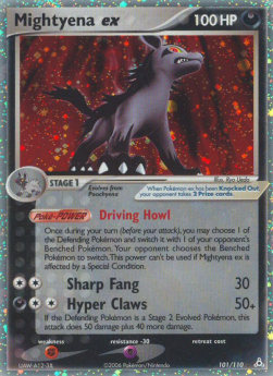 Mightyena ex [EX Holon Phantoms] (HP-101)