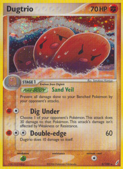 Dugtrio [EX Crystal Guardians] (CG-005)