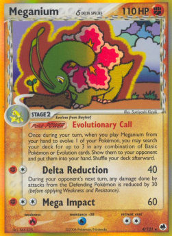 Meganium δ Delta Species [EX Dragon Frontiers] (DF-004)