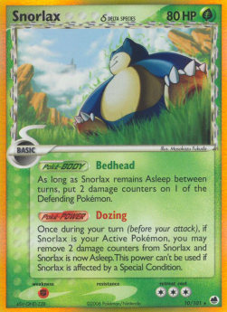 Snorlax δ Delta Species [EX Dragon Frontiers] (DF-010)