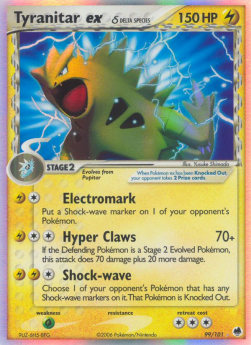 Tyranitar ex δ Delta Species [EX Dragon Frontiers] (DF-099)