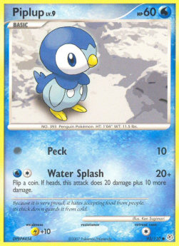 Piplup Lv.9 [Diamond & Pearl] (DP-093) [V1 · Common]
