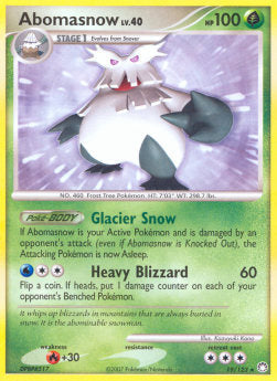 Abomasnow Lv.40 [Mysterious Treasures] (MT-019) [V1 · Rare]