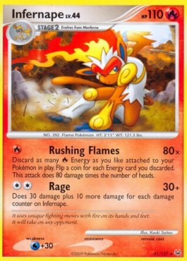 Infernape Lv.44 [Platinum] (PL-031)