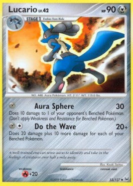 Lucario Lv.42 [Platinum] (PL-053) [V1 · Uncommon]