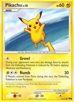 Pikachu Lv.18 [POP Series 9] (POP9-015)