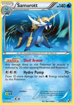 Samurott [Black & White] (BLW 32)