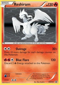 Reshiram [BW Black Star Promos] (BWBW 04)