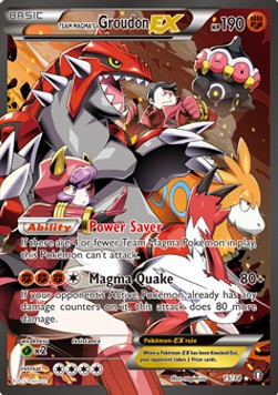Team Magma's Groudon EX [Double Crisis] (DCR 15)