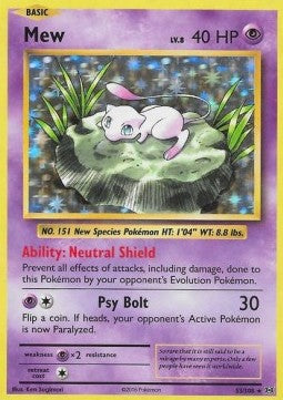 Mew [Evolutions] (EVO-053) [V1 · Holo Rare]