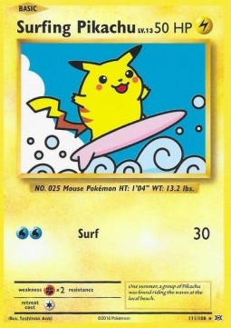 Surfing Pikachu [Evolutions] (EVO-111)