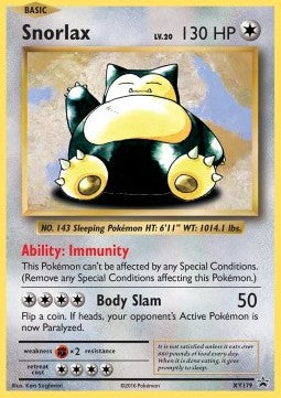 Snorlax [XY Black Star Promos] (XYPR 179)