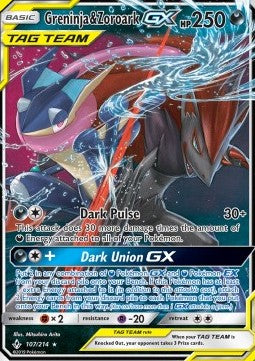 Greninja & Zoroark GX [Unbroken Bonds] (UNB-107)