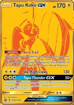 Tapu Koko GX [Hidden Fates] (HIF-SV93)