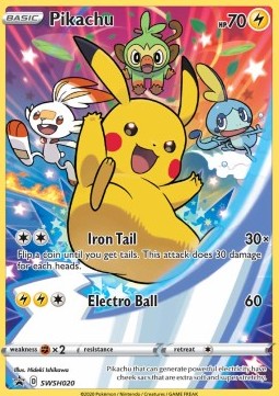Pikachu [SWSH Black Star Promos] (SWSH 020)