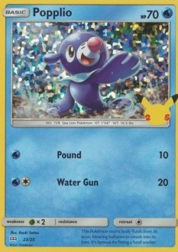 Popplio [McDonald's Collection 25th Anniversary] (MCD-023)