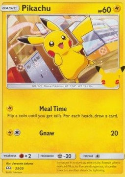 Pikachu [McDonald's Collection 25th Anniversary] (MCD25-025)