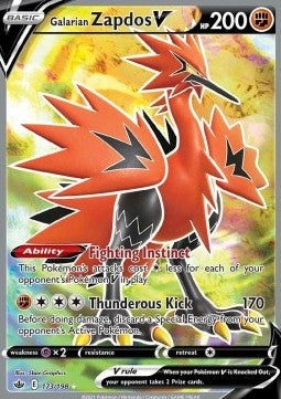 Galarian Zapdos V [Chilling Reign] (CRE-173)