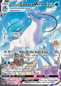 Ice Rider Calyrex VMAX [Chilling Reign] (CRE-203)